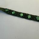 J.Crew  Rhinestone Gem Bead Belt Emerald Green Photo 0