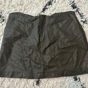 black leather skirt Size L Photo 0