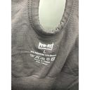 Pro-Fit  Tank Womens Large Gray Florla Printed Compression Fitted Seamless Shirt Photo 3