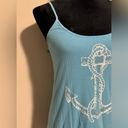 Victoria's Secret EUC True Pink Love VS Blue & White Nautical Anchor Rhinestone Mini Dress size XS Photo 1