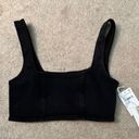 Good American DENIM LIGHT COMPRESSION BRA | BLACK269 SIZE M Photo 2