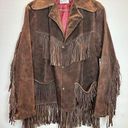 Creaciones Ramos Women's Size 40 Brown Leather Jacket Fringes EUC Photo 0