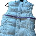 Aeropostale  Women's White Puffer Vest Size Small Winter Casual Photo 10