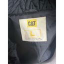 CAT Caterpillar Diamond Quilted Full Zip High Neck Black Jacket Sz Large Women's Photo 5