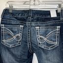 Maurice's  Premium Jean Capris 3 - 4 Stretch Denim Embroidered Pockets Women’s 3/4 Photo 4