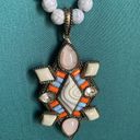 Sugarfix  Fashion Long Bead Statement Pendant Geometric Boho Necklace Photo 2