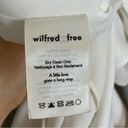 Wilfred Free  Aritzia Milana Dress Cut-Out Low Back Backless White Mini Oversized Photo 8