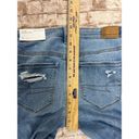 American Eagle  4 Short Jeans Hi-Rise Jegging Crop - Light Washed Distressed  NWT Photo 4