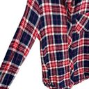 BeachLunchLounge Women’s Red And Blue Flannel Photo 1