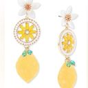 Inc international  Concepts Mixed Stone Flower & Lemon Earrings in Gold-Tone NWT Photo 0