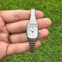 Vintage Timex Ladies Quartz Wrist Watch w/ Metal Expansion Wristband Silver Photo 0