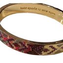 Kate Spade  New York Spice Things Up Bangle Summer  12k gold plated Pink Orange Photo 6