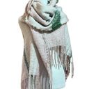 Shiraleah  fluffy oversized plaid scarf/wrap Photo 0