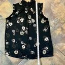 Who What Wear  Floral Sleeveless High Neck Blouse Large Photo 7