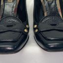 Burberry  Italy Leather studded accents Black High Heels size 38 ( 7 in US ) Photo 7