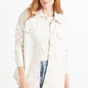 Good American EUC  Fleece Shacket Shirt Jacket Bone Cream Sz. 00/0=XS Photo 2