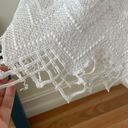 AQUA White Crochet Top Photo 3