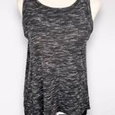 BCBG MaxAzria High Low Tank Top Mixed Media Black Small Photo 0