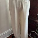 Krass&co Vintage NY& Trousers 6 PETITE Beige Loose Leg Mid Rise Seersucker Women 90s Photo 2