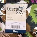 Terra & Sky  Skinny Mid-Rise Multi Color Jeggings Size 1X (16w -18w) Photo 4