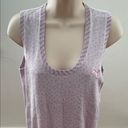 Puma  Y2K lavender animal prints cotton preppy academia summer golf vest, size S Photo 0