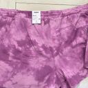 Sonoma Women’s Shorts 3X Fleece Lounge Relaxed Fit Lilac Tye Dye Workout Athletic Gym Photo 4