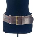 W By Worth  Women's Wide Leather Stretch and Straps Fashion Belt Brown Small Photo 0