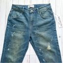 Wildfox NWT  DaVinci Relaxed Loose Baggy Paint Splatter Crop Boyfriend Jeans Photo 4