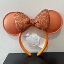 Disney  Parks Peach Punch Sequin Minnie Ears Headband Photo 5