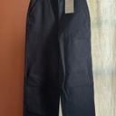 Everlane The Organic Wide-Leg Pant Cotton Double Button Cropped Black NWT Size 6 Photo 1