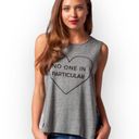 Lovers + Friends new  ᯾ No One in Particular Muscle Tee Tank Top ᯾ Heather Grey ᯾ Photo 6