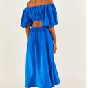 Farm Rio Blue Midi Dress Photo 1