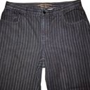 Ralph Lauren Vintage Lauren  Denim Pants Womens 16W Used Dark Blue Pinstripe Photo 4