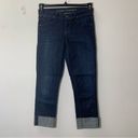 Citizens of Humanity Dani Cropped Straight Leg Cuffed Blue Jeans Size 25 Photo 1