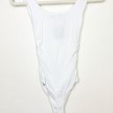 n:philanthropy  X REVOLVE NWT White Ribbed Prince Tank Top Thong Bodysuit XS Photo 10