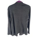 DKNY  Women's Open Front Cardigan Sweater Pocket Long Sleeve Stretch Gray Medium Photo 4