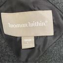 Woman Within  Black and Tan Hooded Jacket Size 18/20 NWOT Photo 1