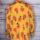 Isaac Mizrahi  Live! Size XL Floral Print Tie at Neckline Long Sleeve Blouse Top Photo 3