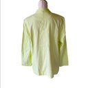 Apt. 9 NWOT  Lime Green Linen Rayon Blend Double Breasted Blazer XL Photo 2