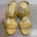Kate Spade Clume Beige Patent Rainbow Wedges Photo 4