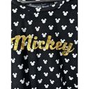 Disney Mickey Mouse Pajama Set Plus Size 2X 18W-20W Velvet Fleece Long Sleeve Black Photo 1