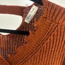 Full Circle Trends Burnt orange Knit Sweater Photo 3