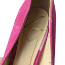 Brian Atwood Pink Block Lattice Gold Suede Pumps Size 6 Barbiecore Photo 4