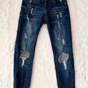 Wax Jean Wax Jeans Distressed Skinny Crop Jeans Size 00 Photo 0