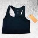 Girlfriend Collective  Paloma Black Sports Bra Racerback XS NWT Photo 1