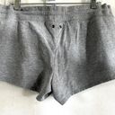 P.J. Salvage Vintage Sweat Shorts Drawstring Pull On Pockets Cotton Gray Large Photo 3