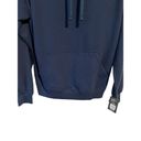 Athletic Works  Hoodie Unisex Small Long Sleeve Navy Blue Pull Over Pocketed NWT Photo 3