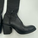 Barney’s New York Barneys New York Black Soft Leather Pull On Over The Knee Boots Size 40 Photo 5