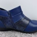Comfort View Jolene Boots Womens 9M Navy Blue Short Bootie Winter Shoe 3" Shaft Photo 4