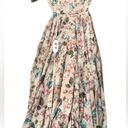 Yumi Kim  Full of Love Blush Floral Print 3/4 Sleeve Woodstock Maxi Dress S NEW Photo 9